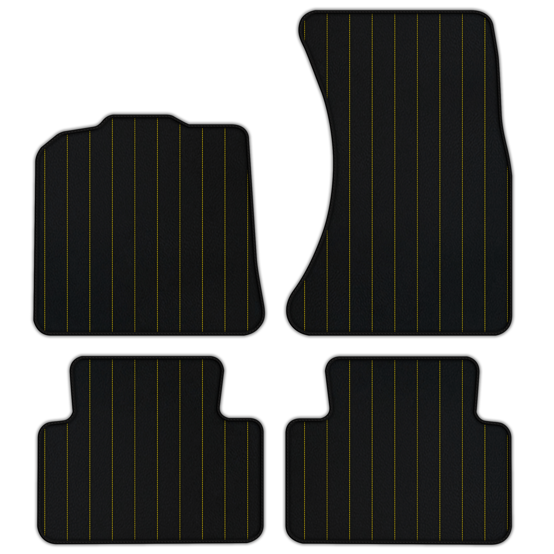 Luxurious Custom Leather Floor Mats for Porsche Macan (2014-2023)