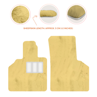 Premium Sheepskin Floor Mats for Lamborghini Aventador (2012-2022)