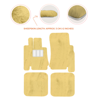 Premium Sheepskin Floor Mats for Mercedes-Benz G-Class W463 2008-2018