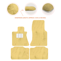 Premium Sheepskin Floor Mats for Rolls-Royce Phantom Sedan (2003-2016)