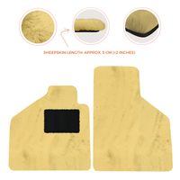 Premium Sheepskin Floor Mats for Lamborghini Aventador (2012-2022)