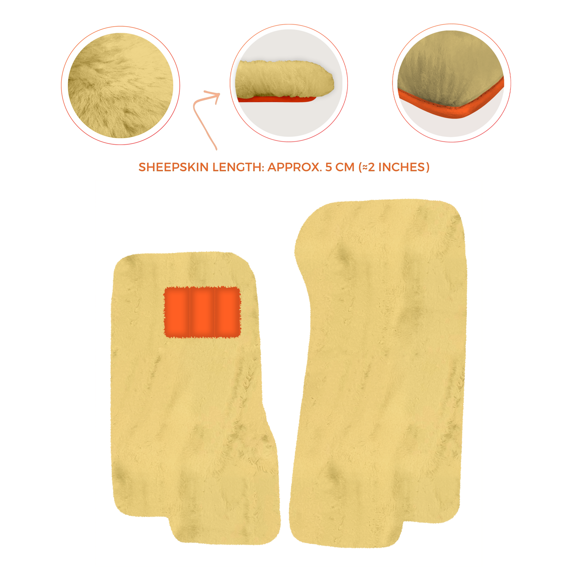 Luxury Sheepskin Floor Mats for Aston Martin V8 Coupe Special Volante (96-03)