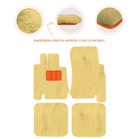 Premium Sheepskin Floor Mats for Mercedes-Benz G-Class W463 2008-2018