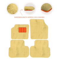 Luxury Sheepskin Floor Mats for Aston Martin V8 Coupe (1996-2000)