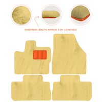 Premium Sheepskin Floor Mats for 2003-2007 Land Rover Freelander