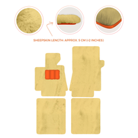 Luxurious Premium Sheepskin Floor Mats for Bentley Arnage (1998-2009)