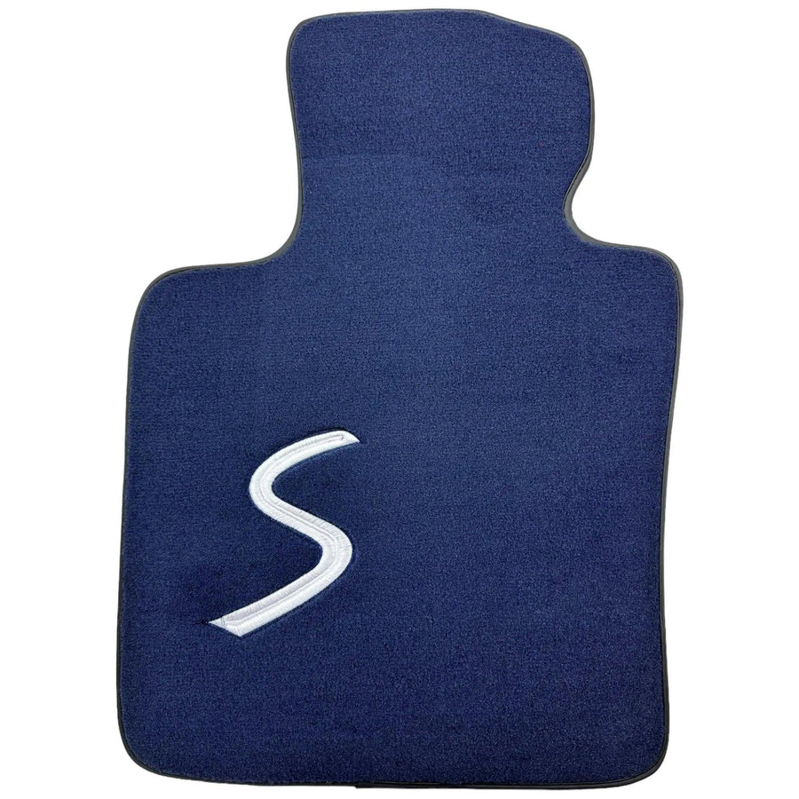 Dark Blue Floor Mats for Mini Cooper / One Electric (2020-2023) - AutoWin