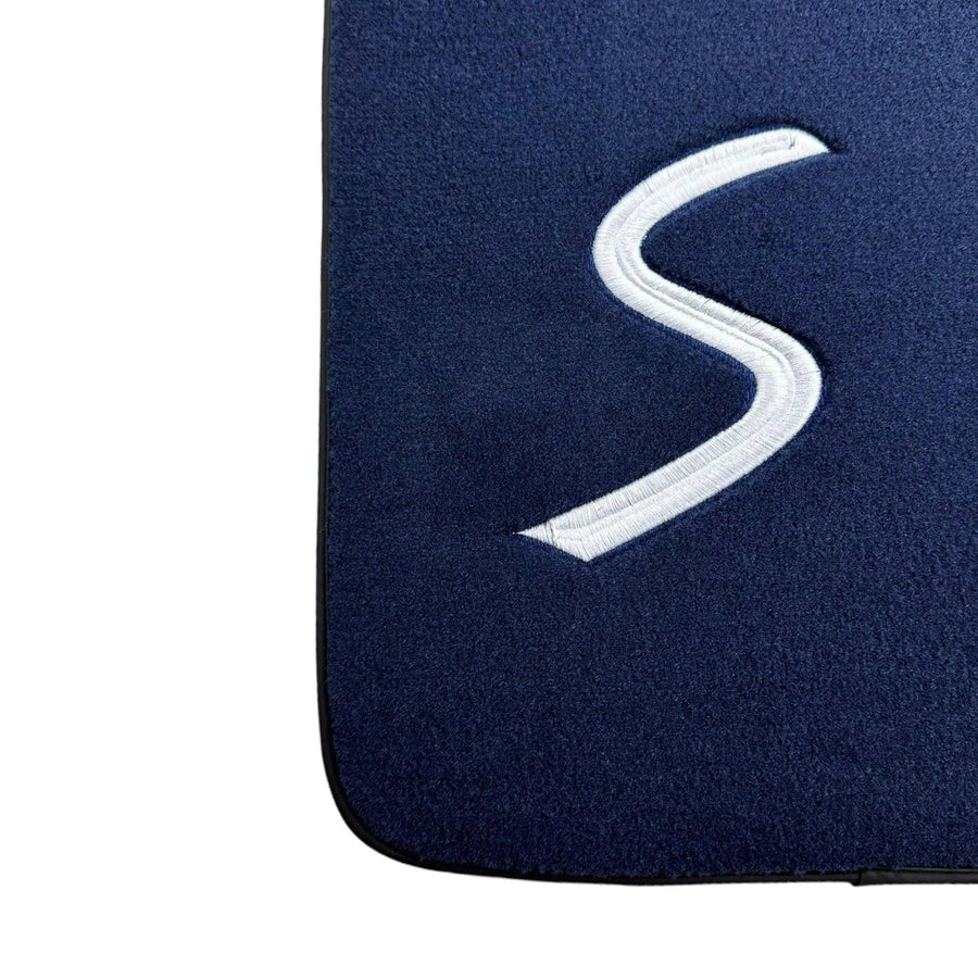 Dark Blue Floor Mats for Mini Cooper / One F55 5-Doors (2015-2023) - AutoWin