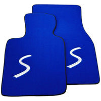 Blue Floor Mats for Mini Cooper / One F55 5-Doors (2015-2023) - AutoWin