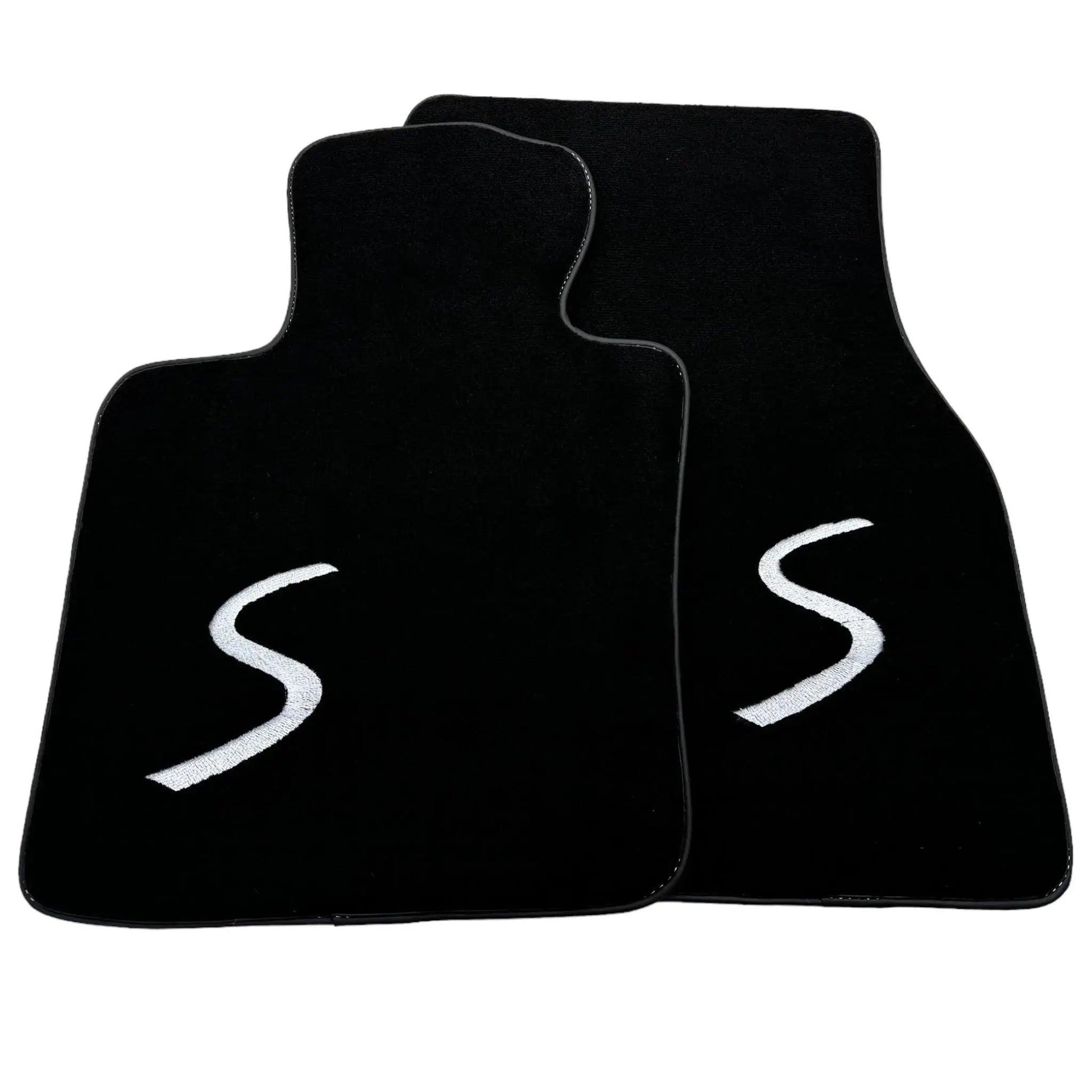 Black Floor Mats for Mini Cooper / One F56 3-Doors (2014-2023) - AutoWin