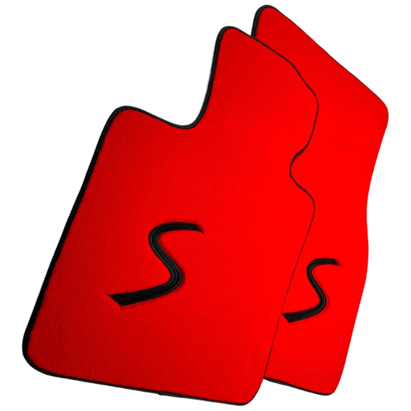 Red Floor Mats for Mini Cooper/One R50 (2001-2007) - AutoWin