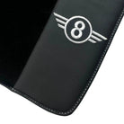 Black Floor Mats for Mini Cooper / One R50 (2001-2007) with Leather - AutoWin