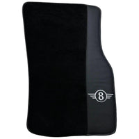 Black Floor Mats for Mini Cooper / One R53 (2001-2007) Cooper S with Leather - AutoWin