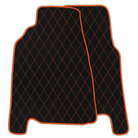 Premium Black Leather Floor Mats for Ferrari 458 Italia (2009-2015)