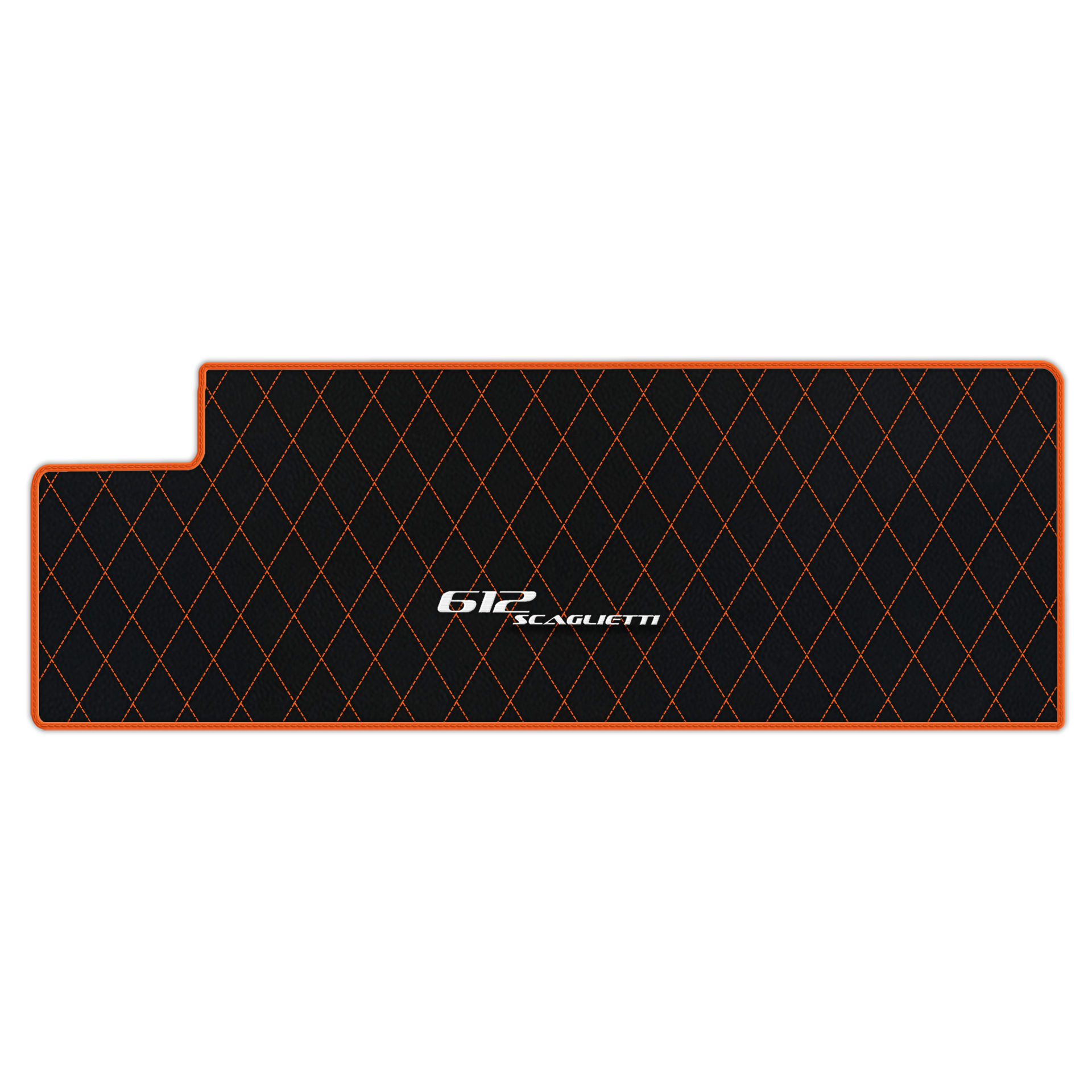 Luxury Black Leather Floor Mats for Ferrari 612 Scaglietti (2005-2011)