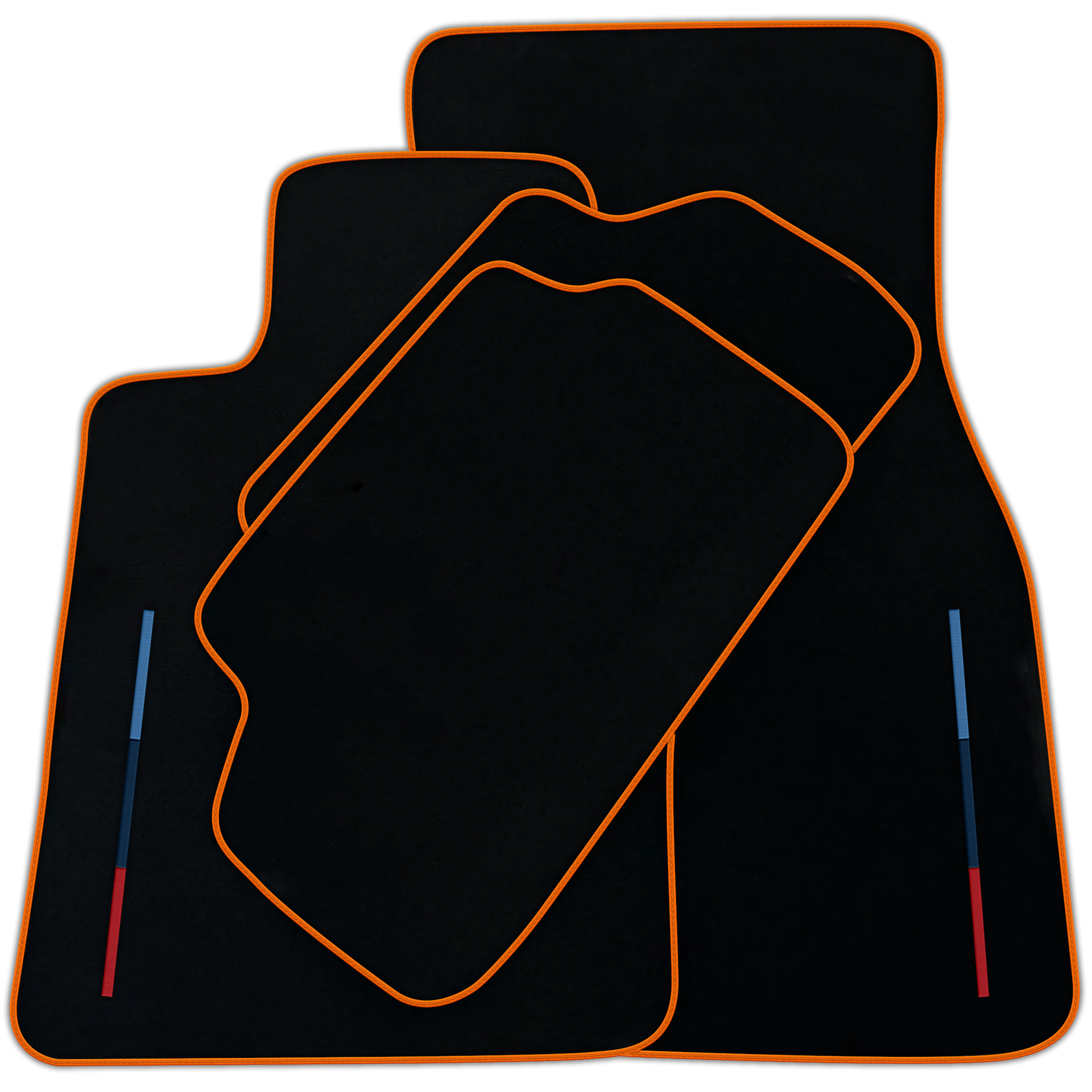 Black Floor Mats for BMW i8 Series l12 I15 | Various Trim Colors