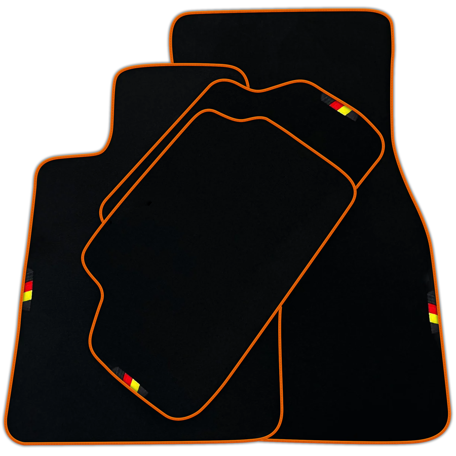 Black Mats For BMW Gran Tourer F46 (2015-2022) 7 Seats Germany Edition | Various Trim Colors