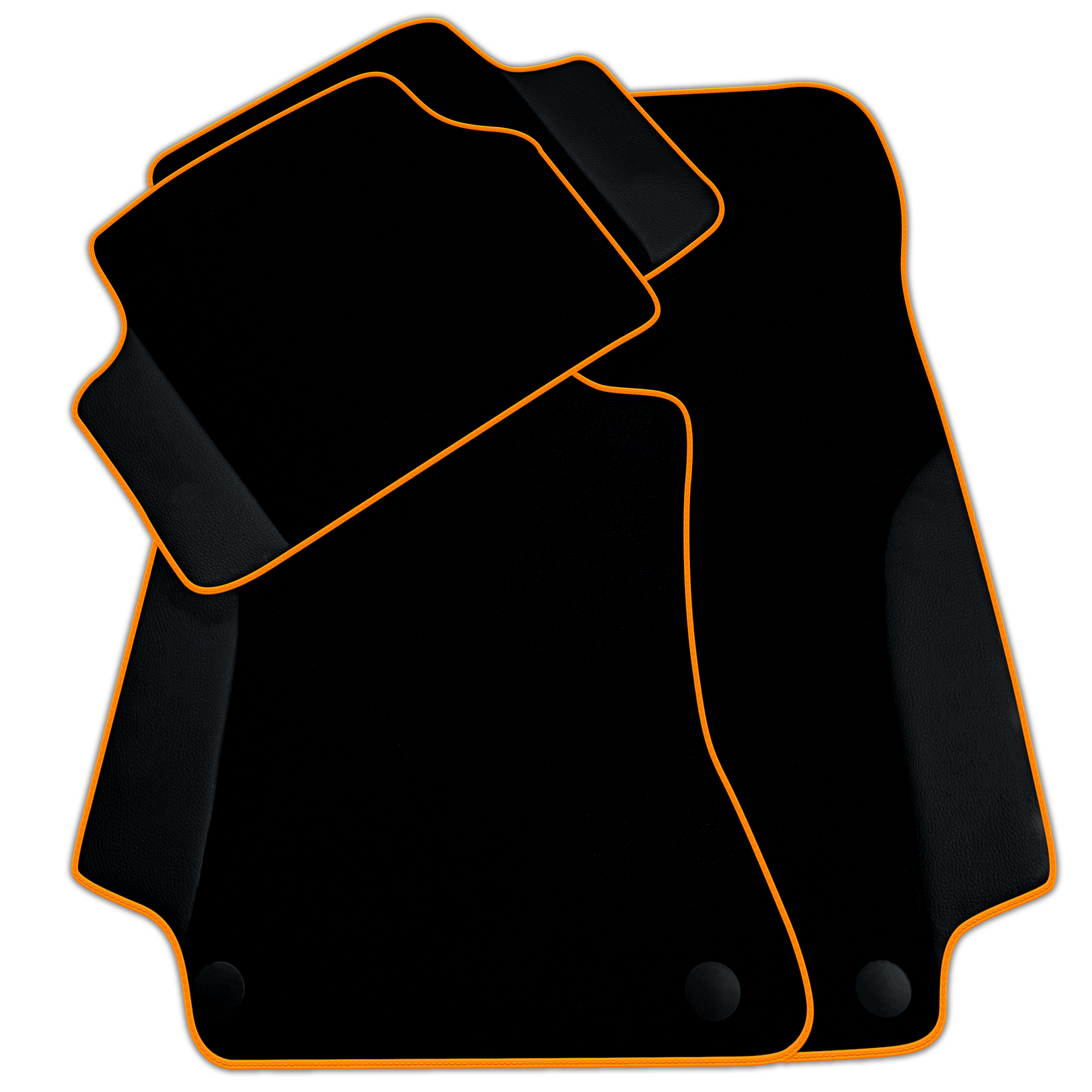 Customizable Black Floor Mats For Mercedes Benz CL-Class C216 Coupe (2006-2013)