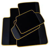 Black Floor Mats for BMW 2 Series G61 (2023-2026) Touring with Leather | Various Trim Colors