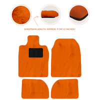 Premium Sheepskin Floor Mats for Porsche 924 (1976-1988)