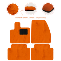 Premium Sheepskin Floor Mats for Range Rover Evoque (2016-2024)