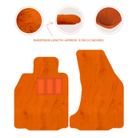 Premium Sheepskin Floor Mats for Porsche 718 Boxster (2016-2023)