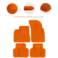 Premium Luxury Sheepskin Floor Mats for Bentley Bentayga 2015-2023