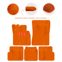 Premium Sheepskin Floor Mats for Ferrari 296 GTS (2022-2025)