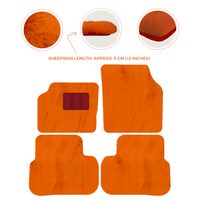Luxury Sheepskin Floor Mats for Aston Martin V8 Coupe (1996-2000)