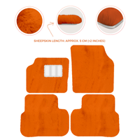 Luxury Sheepskin Floor Mats for Aston Martin V8 Coupe (1996-2000)