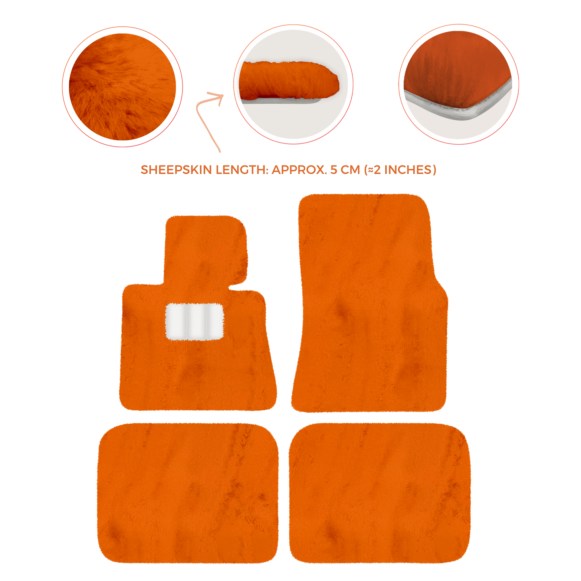 Luxury Sheepskin Floor Mats for Rolls-Royce Ghost Series I (2010-2014)