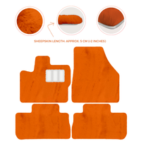 Premium Sheepskin Floor Mats for 2003-2007 Land Rover Freelander