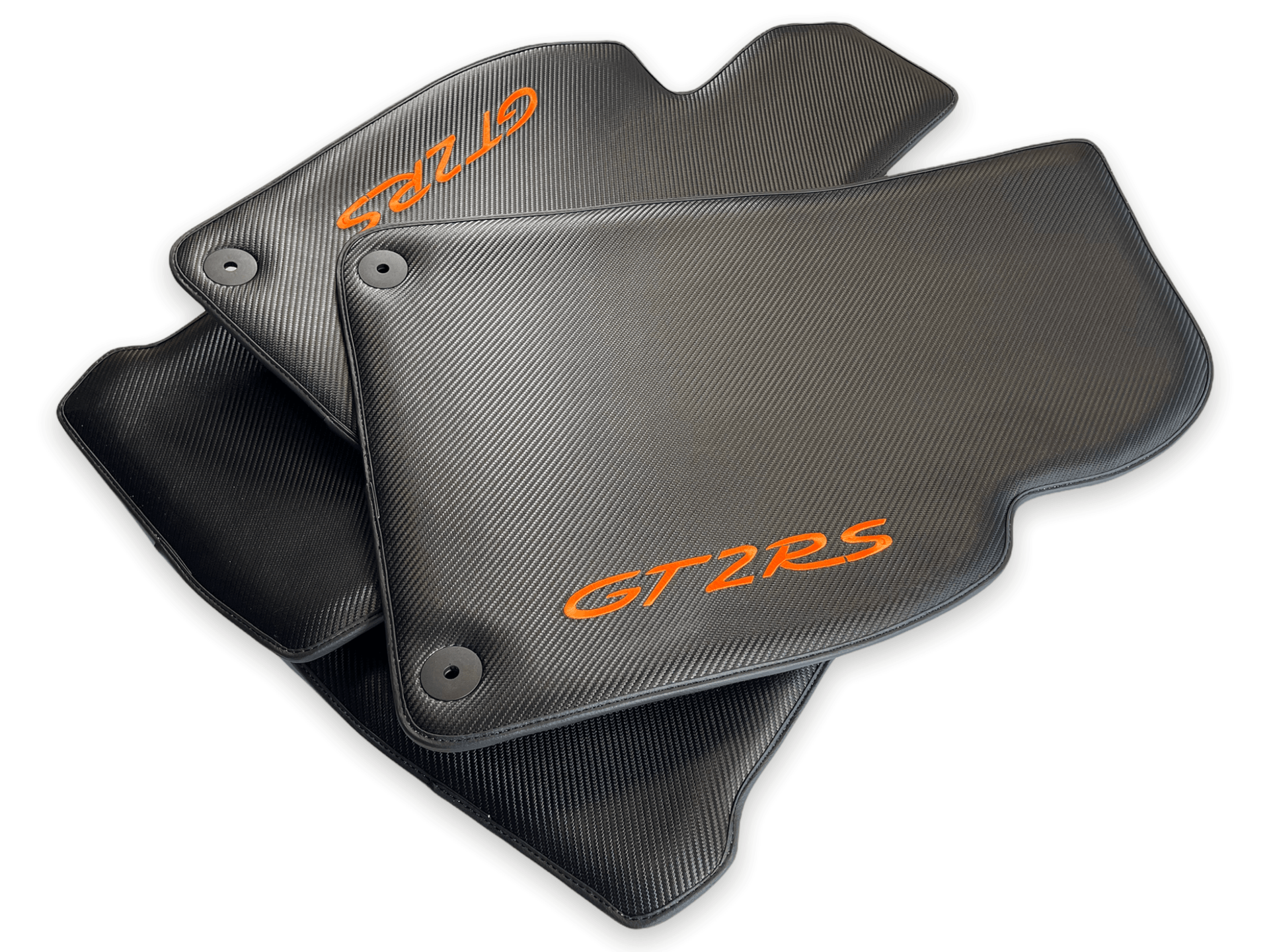 Floor Mats for Porsche 911 991 GT2 RS (2012-2019) Carbon Fiber Carpets AutoWin