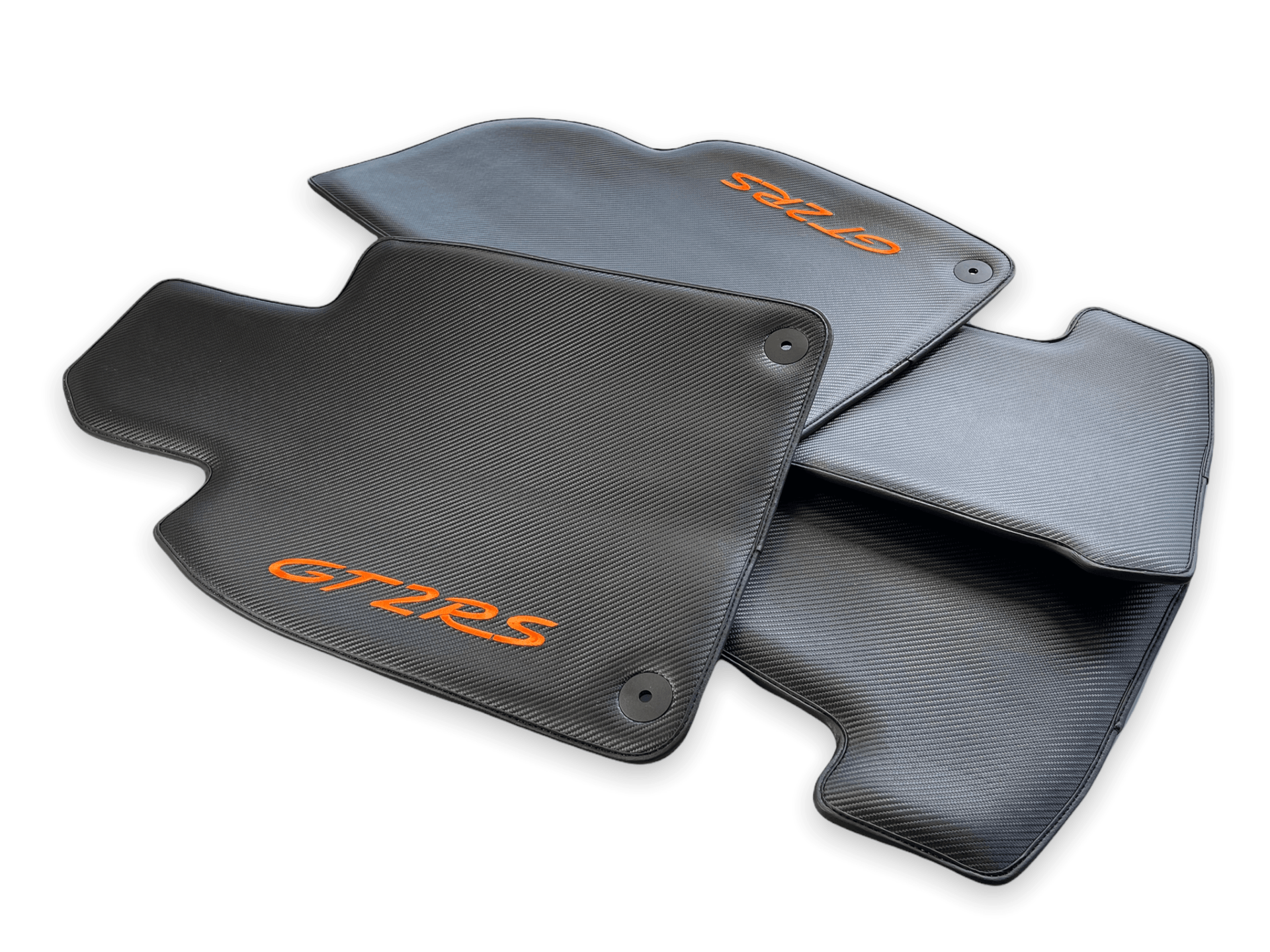 Floor Mats for Porsche 911 991 GT2 RS (2012-2019) Carbon Fiber Carpets AutoWin