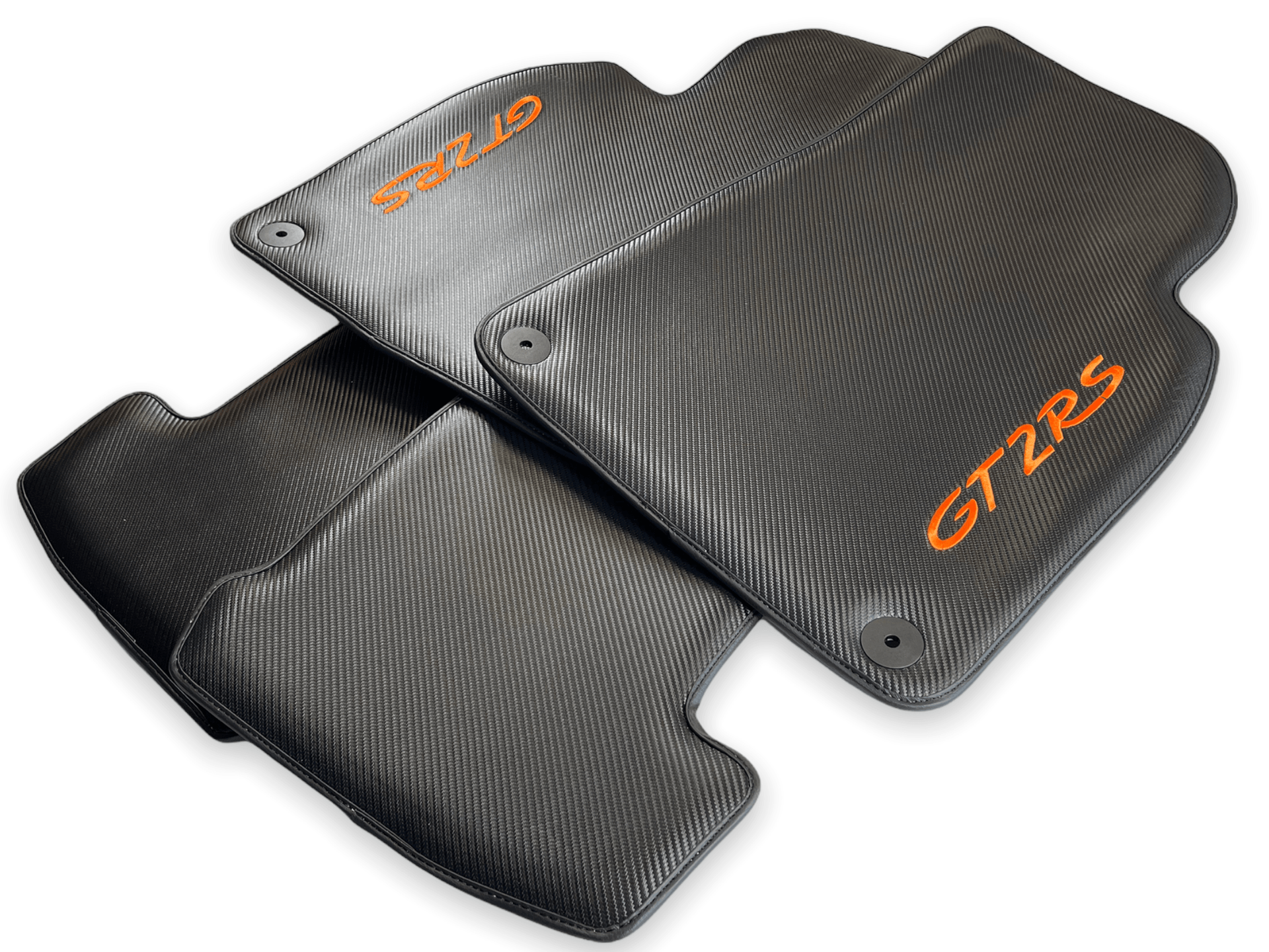 Floor Mats for Porsche 911 991 GT2 RS (2012-2019) Carbon Fiber Carpets AutoWin