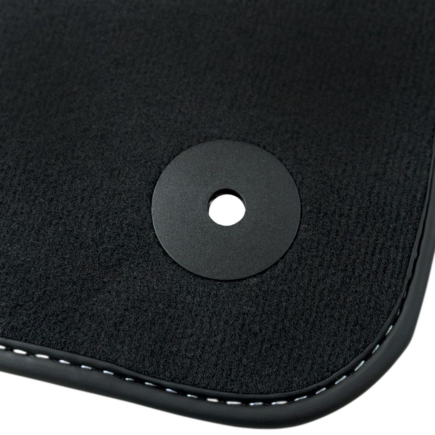 Black Floor Mats for Lamborghini Urus with Carbon Fiber Leather