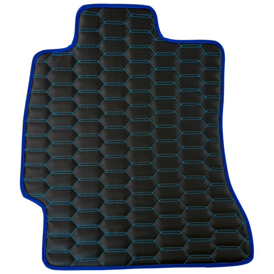 Premium Carbon Fiber Leather Floor Mats for Toyota GT86 (2012-2021)
