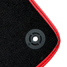 Red Sheepskin Floor Mats for Bentley Bentayga (2015-2023)