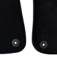 Black Floor Mats for Porsche Cayenne (2018-2023) Turbo S