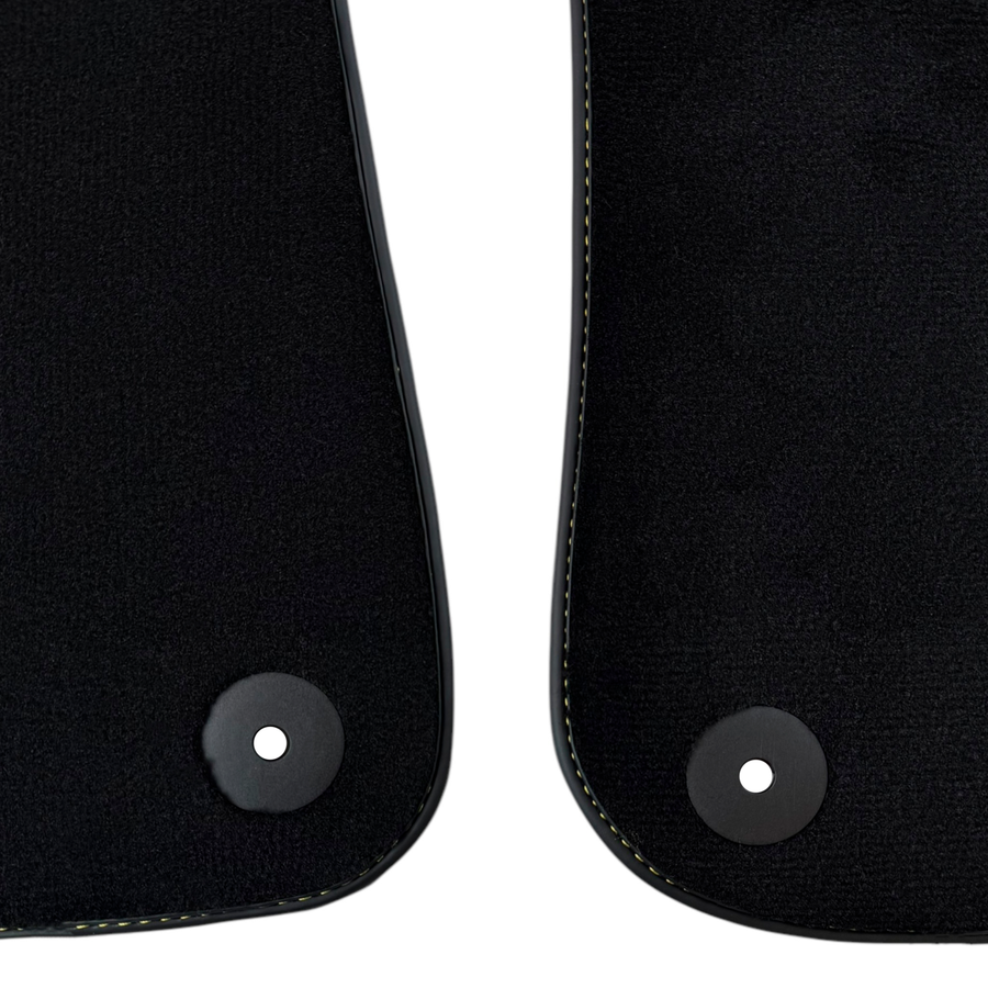 Black Floor Mats for Porsche Cayenne (2018-2023) Turbo S