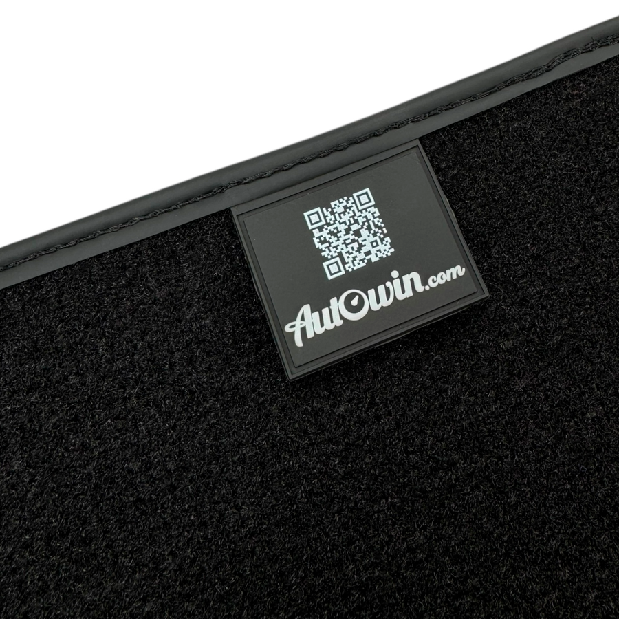 Black Floor Mats for Chrysler PT Cruiser (2001-2010) with Leather | AutoWin