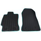 Premium Carbon Fiber Leather Floor Mats for Toyota GT86 (2012-2021)