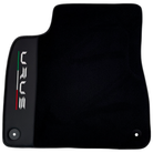 Black Floor Mats for Lamborghini Urus with Carbon Fiber Leather