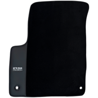 ER56 Design Black Floor Mats for Jeep WK2 (2011-2023) Single Fixation with Leather