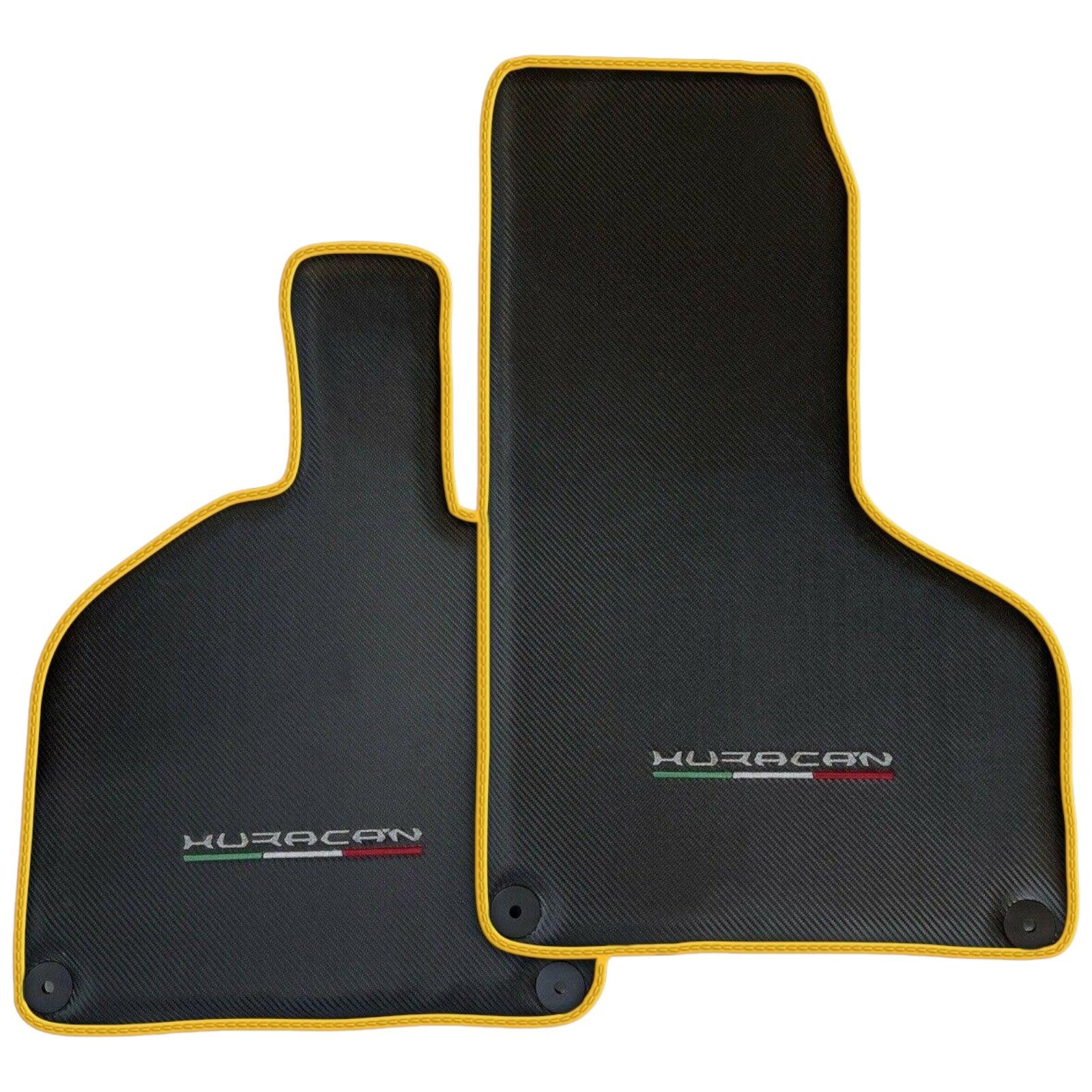 Carbon Fiber Floor Mats for Lamborghini Huracan | Various Trim Colors