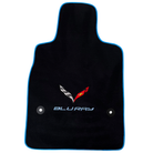 Black Floor Mats for Chevrolet Corvette C8 (2020-2024)