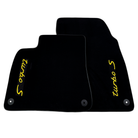 Black Floor Mats for Porsche Cayenne (2018-2023) Turbo S