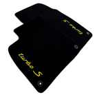 Black Floor Mats for Porsche Cayenne (2018-2023) Turbo S