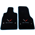 Black Floor Mats for Chevrolet Corvette C8 (2020-2024)