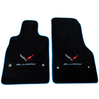 Black Floor Mats for Chevrolet Corvette C8 (2020-2024)